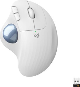 Logitech-Trackball-white